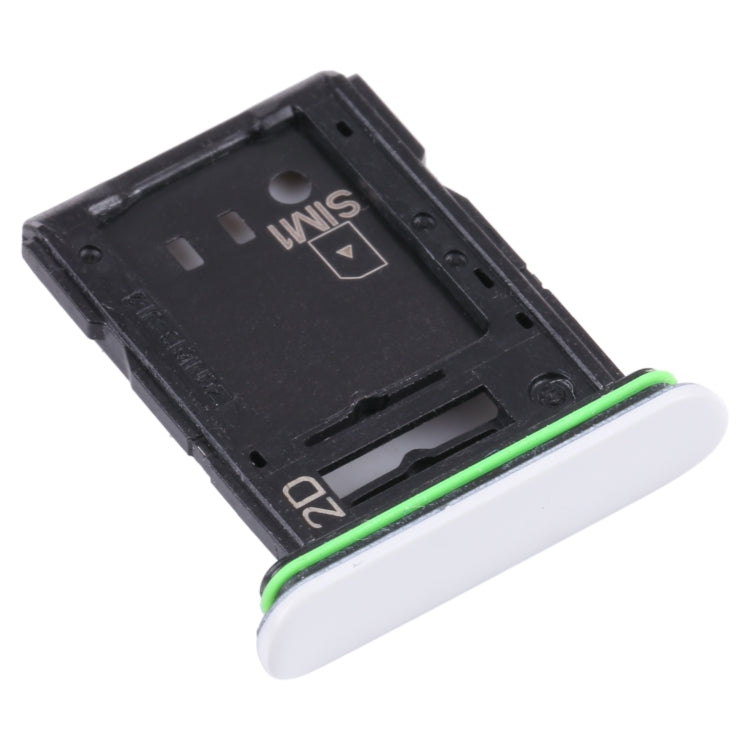 Original SIM Card Tray + SIM Card Tray / Micro SD Card Tray for Sony Xperia 10 III(White) - free shipping - PMC TechLife - Order now!