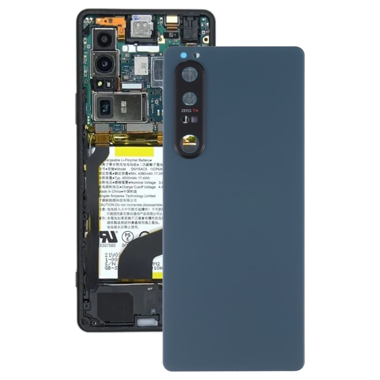 Original Battery Back Cover with Camera Lens for Sony Xperia 1 III(Green) - Back Cover by PMC TechLife | Online Shopping South Africa | PMC TechLife