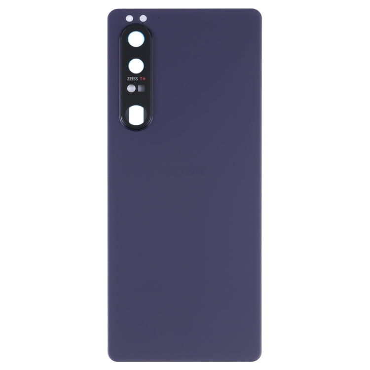 Original Battery Back Cover with Camera Lens for Sony Xperia 1 III(Purple) - Back Cover by PMC TechLife | Online Shopping South Africa | PMC TechLife