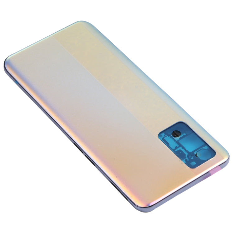 For OPPO Realme GT Neo RMX3031 Middle Frame Bezel Plate + Battery Back Cover (Silver) - Frame Bezel Plate by PMC TechLife | Online Shopping South Africa | PMC TechLife