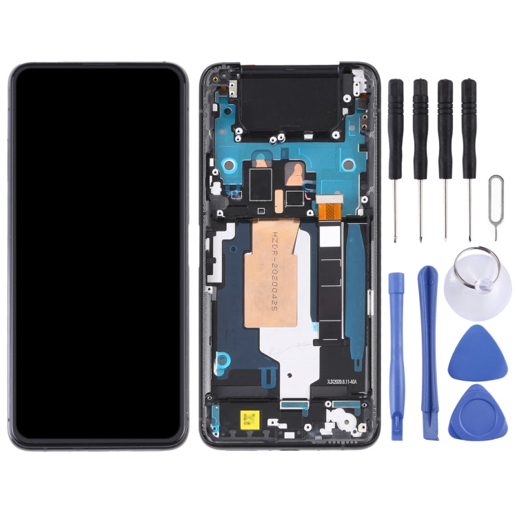 Original 90Hz AMOLED LCD Screen for Asus Zenfone 7 Pro / Zenfone 7 ZS670KS ZS671KS Digitizer Full Assembly with Frame���Black) - free shipping - PMC TechLife - Order now!