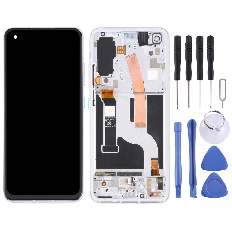 Original AMOLED LCD Screen for Asus Zenfone 8 ZS590KS Digitizer Full Assembly with Frame���Silver) - free shipping - PMC TechLife - Order now!