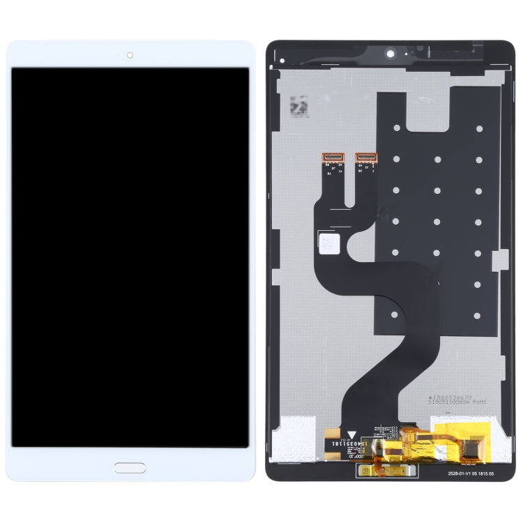 Original LCD Screen for Huawei MediaPad M3 8.4 BTV-W09/BTV-DL09 Digitizer Full Assembly with Fingerprint (White) - free shipping - PMC TechLife - Order now!