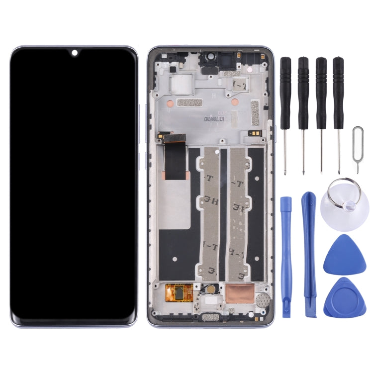 Original LCD Screen for TCL 10 Plus Digitizer Full Assembly with Frame (Purple) - free shipping - PMC TechLife - Order now!
