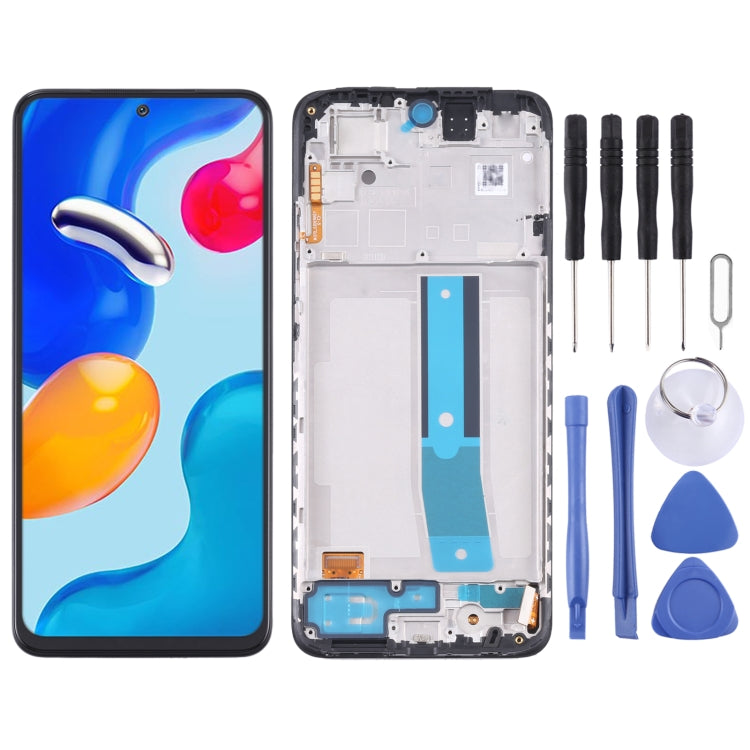 Original LCD Screen and Digitizer Full Assembly with Frame for Xiaomi Redmi Note 11S 4G/Poco M4 Pro - free shipping - PMC TechLife - Order now!