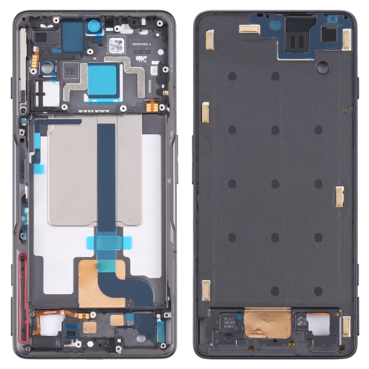 Front Housing LCD Frame Bezel Plate for Xiaomi Redmi K50 Gaming/Poco F4 GT(Black) - Frame Bezel Plate by PMC TechLife | Online Shopping South Africa | PMC TechLife