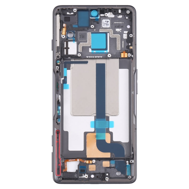 Front Housing LCD Frame Bezel Plate for Xiaomi Redmi K50 Gaming/Poco F4 GT(Black) - Frame Bezel Plate by PMC TechLife | Online Shopping South Africa | PMC TechLife