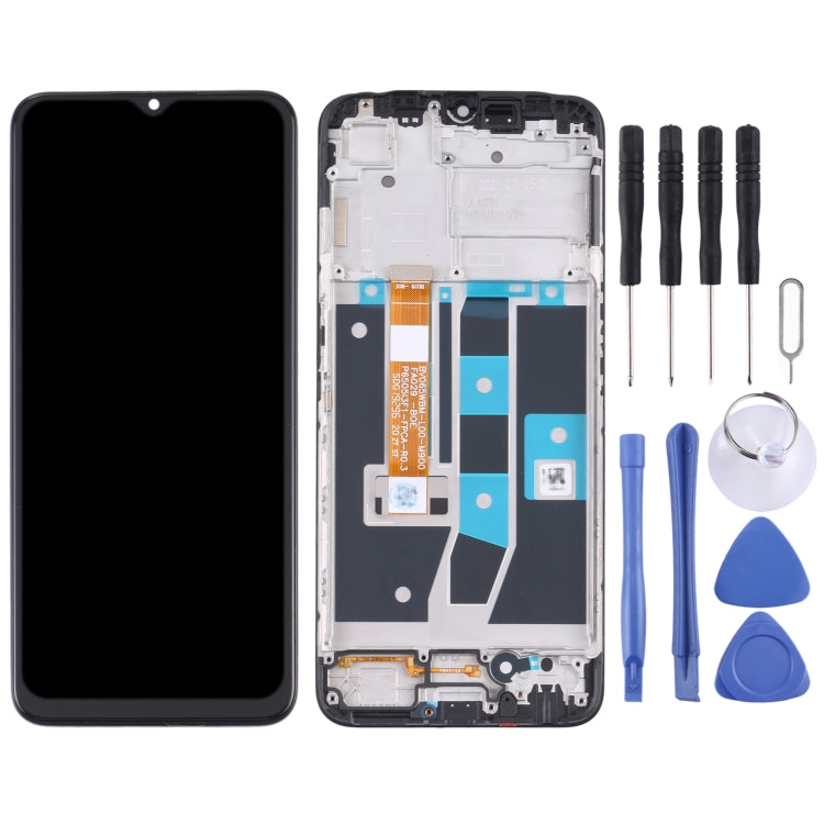 LCD Screen and Digitizer Full Assembly with Frame for OPPO A16/A16s - free shipping - PMC TechLife - Order now!