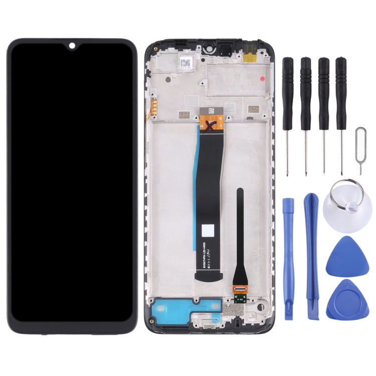 Original LCD Screen and Digitizer Full Assembly with Frame for Xiaomi Redmi 10C/Redmi 10 India/Poco C40 - free shipping - PMC TechLife - Order now!
