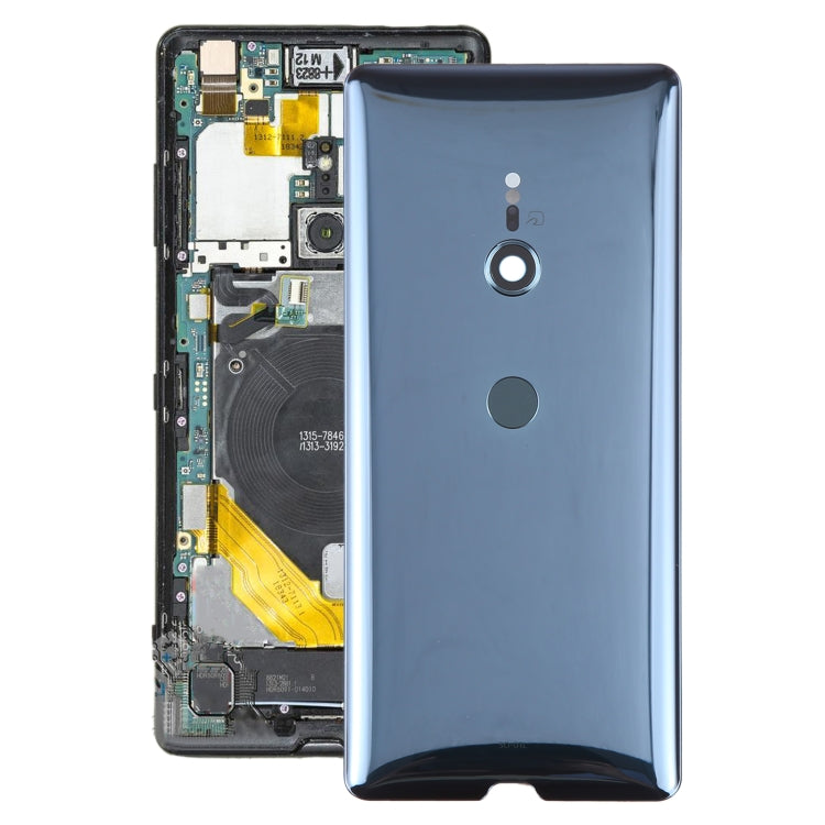 Original Battery Back Cover with Fingerprint for Sony Xperia XZ3(Green) - Back Cover by PMC TechLife | Online Shopping South Africa | PMC TechLife