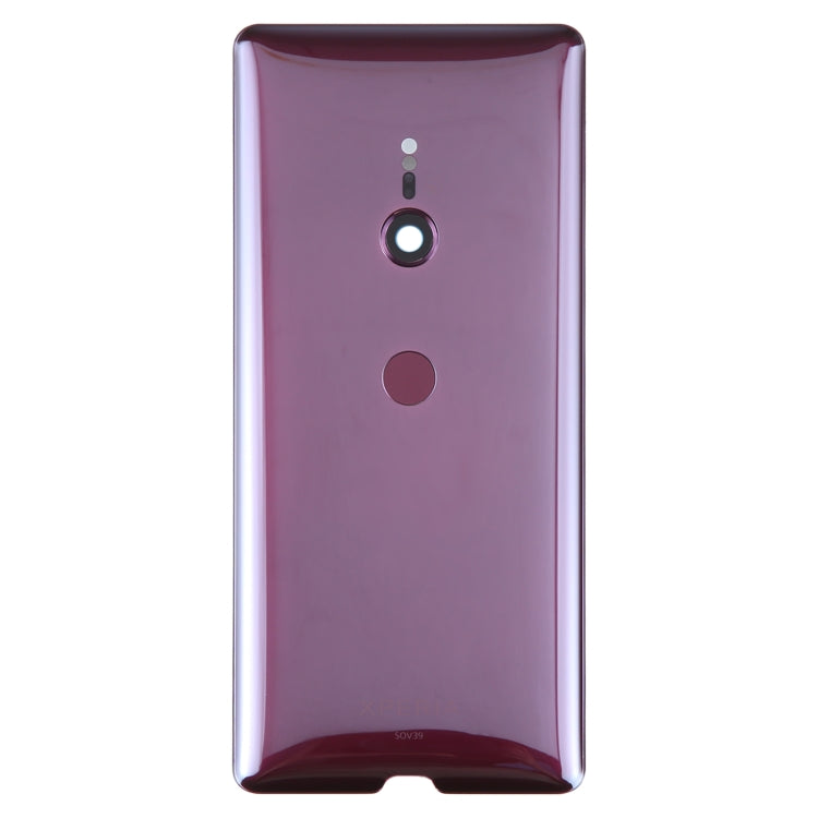 Original Battery Back Cover with Fingerprint for Sony Xperia XZ3(Rose Red) - Back Cover by PMC TechLife | Online Shopping South Africa | PMC TechLife