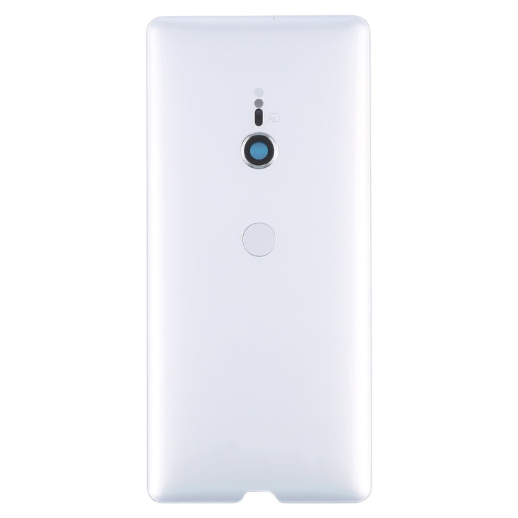 Original Battery Back Cover with Fingerprint for Sony Xperia XZ3(Silver) - Back Cover by PMC TechLife | Online Shopping South Africa | PMC TechLife