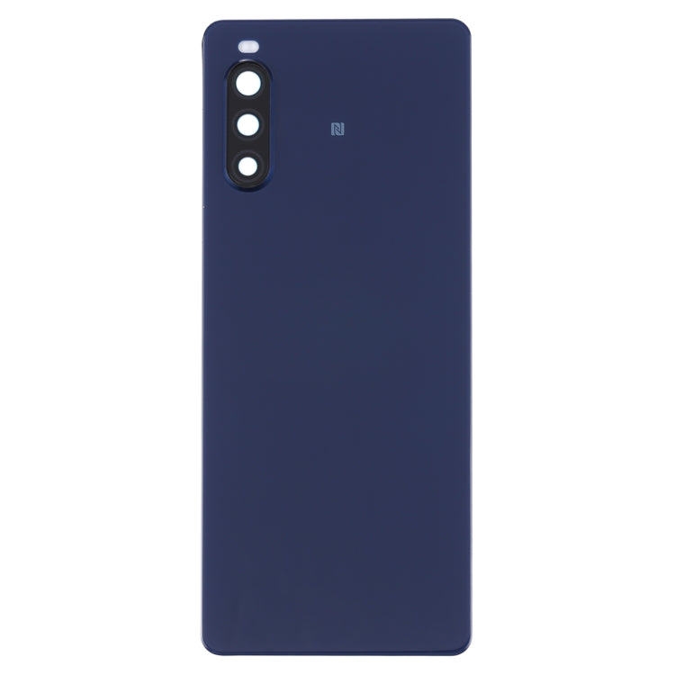 Original Battery Back Cover with Fingerprint for Sony Xperia 10 II(Blue) - Back Cover by PMC TechLife | Online Shopping South Africa | PMC TechLife