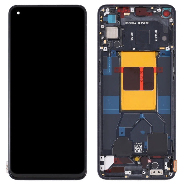 Original LCD Screen For OPPO Reno6 5G PEQM00 CPH2251 Digitizer Full Assembly with Frame (Black) - free shipping - PMC TechLife - Order now!