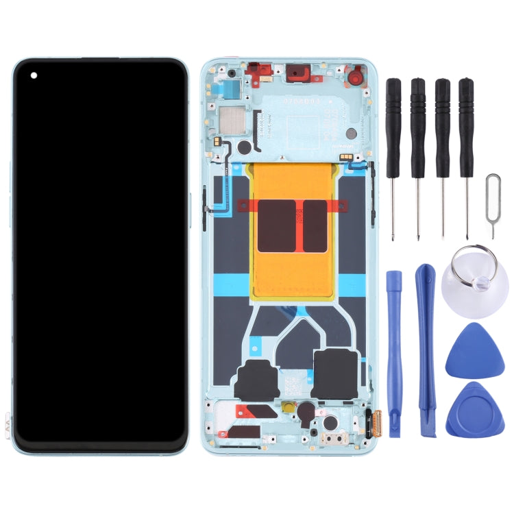 Original LCD Screen For OPPO Reno6 5G PEQM00 CPH2251 Digitizer Full Assembly with Frame (Green) - free shipping - PMC TechLife - Order now!