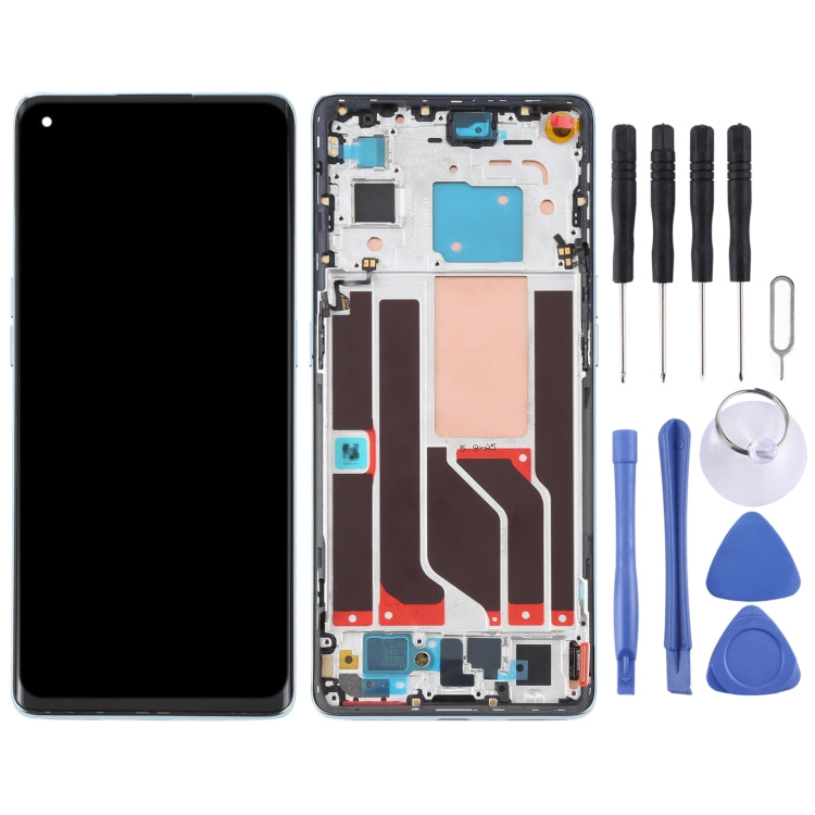 Original LCD Screen and Digitizer Full Assembly with Frame For OPPO Reno6 Pro 5G PEPM00 CPH2249(Green) - free shipping - PMC TechLife - Order now!