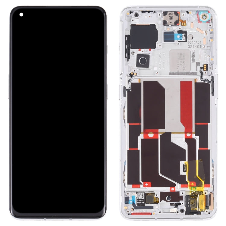 For OnePlus 10 Pro NE2210 Digitizer Full Assembly with Frame Original LCD Screen (Silver) - free shipping - PMC TechLife - Order now!