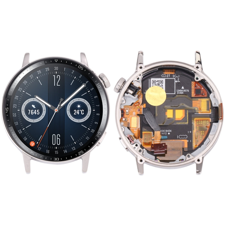 Original LCD Screen and Digitizer Full Assembly With Frame for Huawei Watch GT 3 42mm MIL-B19 (Silver) -  by PMC TechLife | Online Shopping South Africa | PMC TechLife | Buy Now Pay Later Mobicred
