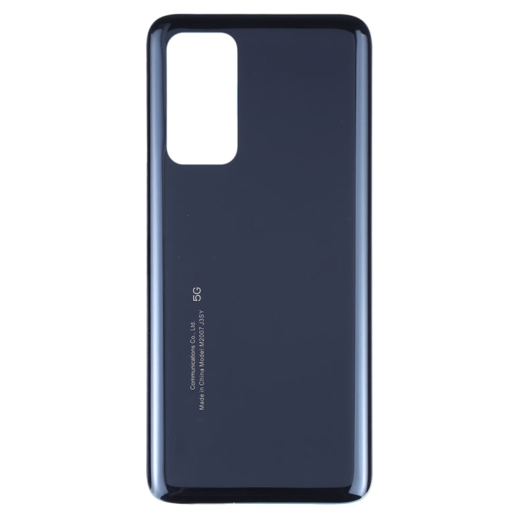 Glass Battery Back Cover for Xiaomi Redmi K30S/Mi 10T/Mi 10T Pro(Black) - Back Cover by PMC TechLife | Online Shopping South Africa | PMC TechLife
