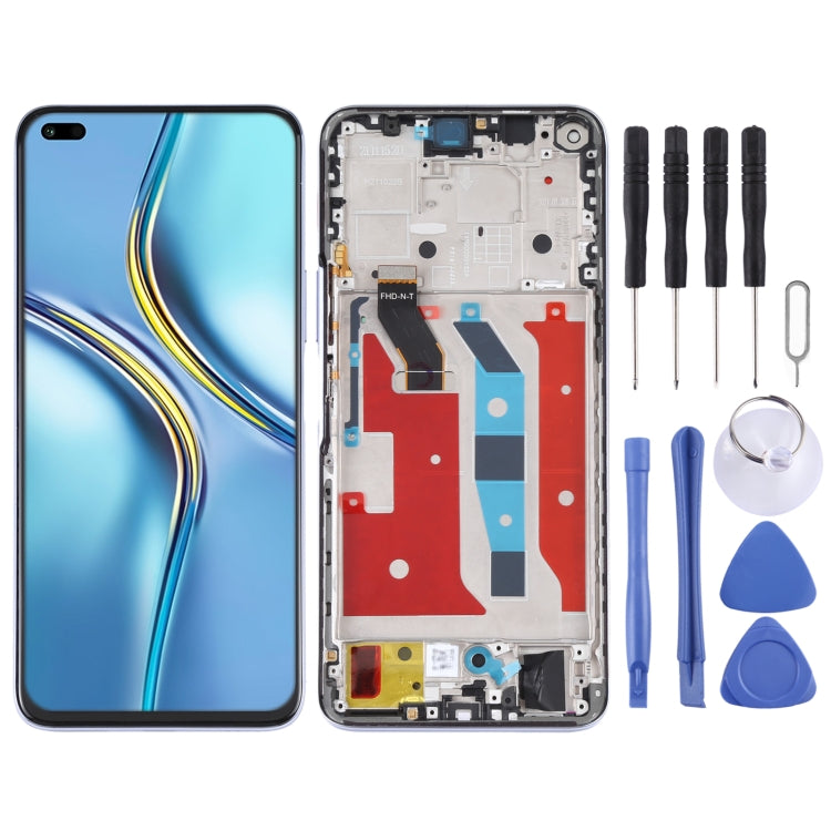 Original LCD Screen for Honor X20 Digitizer Full Assembly with Frame(Purple) - free shipping - PMC TechLife - Order now!