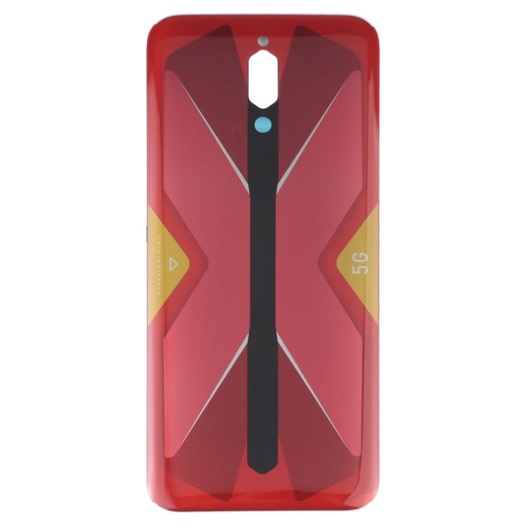 Battery Glass Back Cover for ZTE Nubia Red Magic 5G NX659J(Red) - For ZTE by PMC TechLife | Online Shopping South Africa | PMC TechLife | Buy Now Pay Later Mobicred