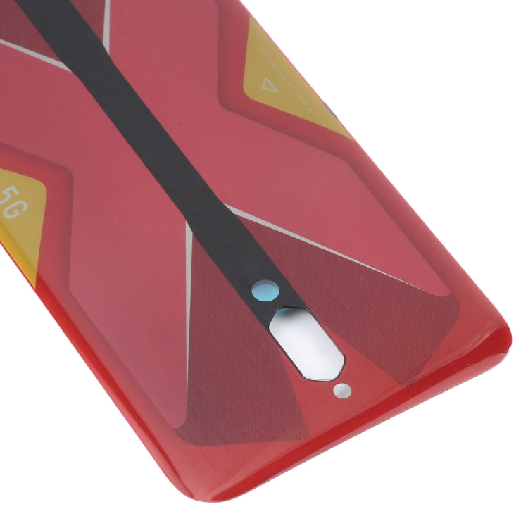 Battery Glass Back Cover for ZTE Nubia Red Magic 5G NX659J(Red) - For ZTE by PMC TechLife | Online Shopping South Africa | PMC TechLife | Buy Now Pay Later Mobicred