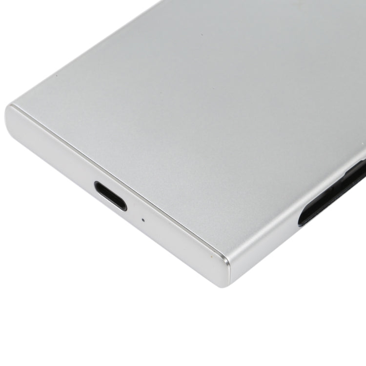 Original Battery Back Cover with Camera Lens Cover for Sony Xperia XZ1 Compact(Silver) - Back Cover by PMC TechLife | Online Shopping South Africa | PMC TechLife