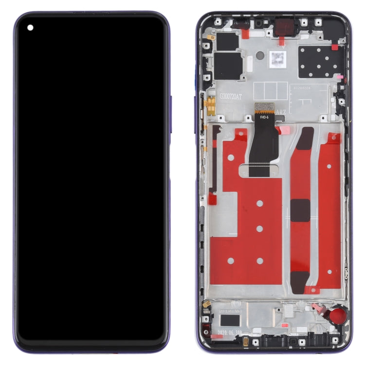 Original LCD Screen For Huawei Nova 7 SE / Honor 30S Digitizer Full Assembly with Frame(Purple) - free shipping - PMC TechLife - Order now!
