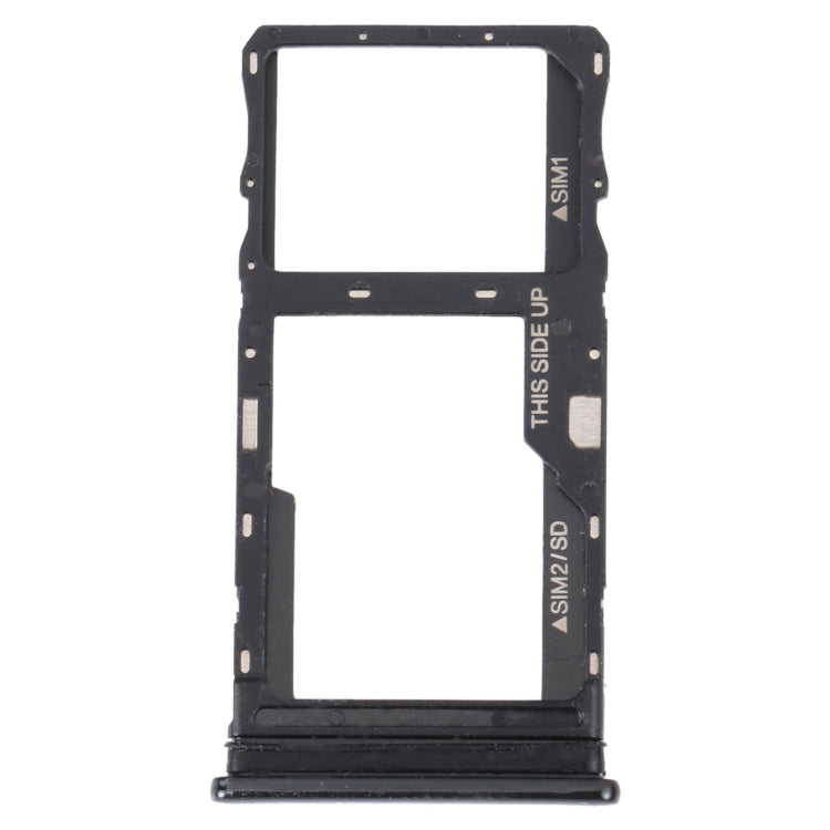 For TCL 20 5G Original SIM Card Tray + SIM / Micro SD Card Tray(Black) - For TCL by PMC TechLife | Online Shopping South Africa | PMC TechLife