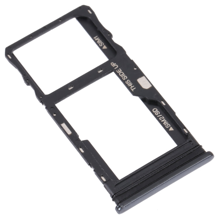For TCL 20 5G Original SIM Card Tray + SIM / Micro SD Card Tray(Black) - For TCL by PMC TechLife | Online Shopping South Africa | PMC TechLife