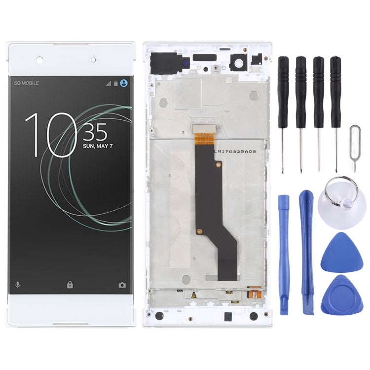 Original LCD Screen For Sony Xperia XA1 G3116 Digitizer Full Assembly with Frame(White) - free shipping - PMC TechLife - Order now!