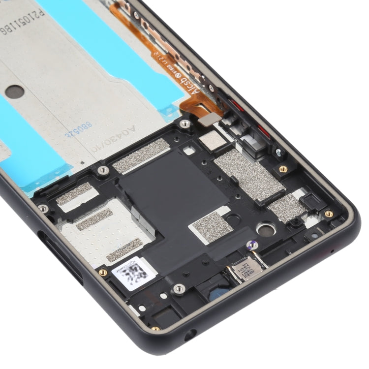 Original LCD Screen For Sony Xperia 10 III SO-52B Digitizer Full Assembly with Frame (Black) - free shipping - PMC TechLife - Order now!