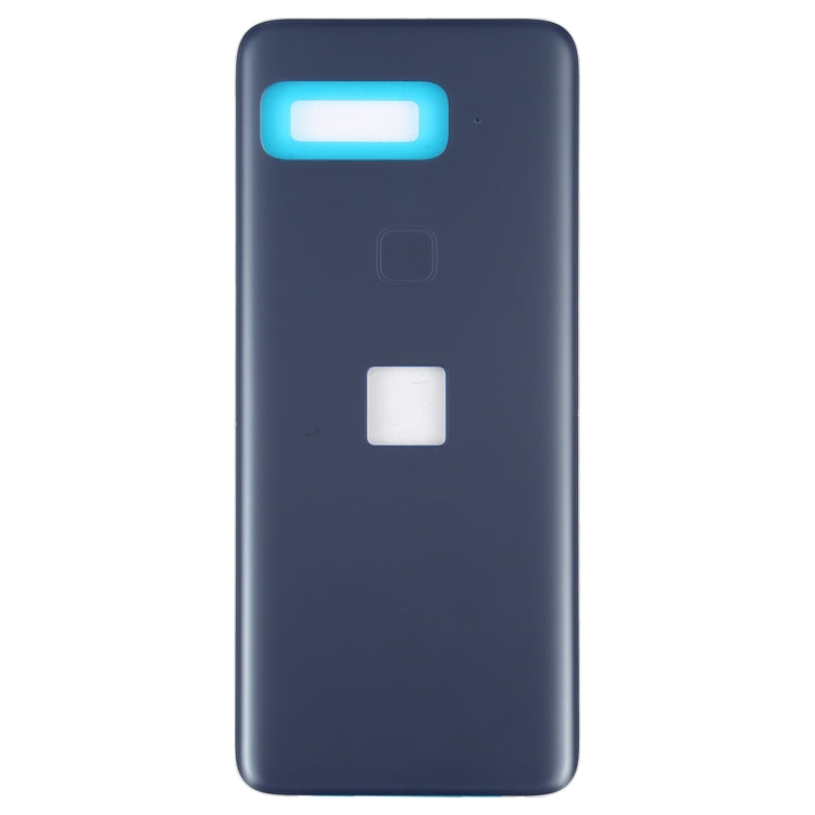 Glass Battery Back Cover for Asus Smartphone for Snapdragon Insiders, Fingerprint Hole(Dark Blue) - Back Cover by PMC TechLife | Online Shopping South Africa | PMC TechLife