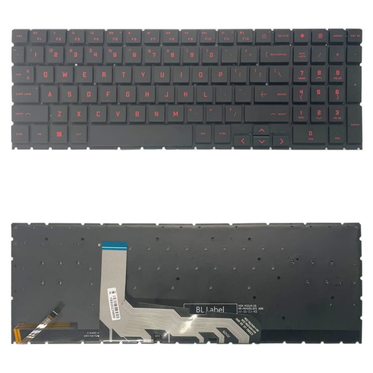 US Version Keyboard with Backlight / Number Key For HP OMEN 15 2020 15-EK 15-EN EK1016TX EK1000 EK0018 TPN-Q238 TPN-Q236 - Replacement Keyboards by PMC TechLife | Online Shopping South Africa | PMC TechLife