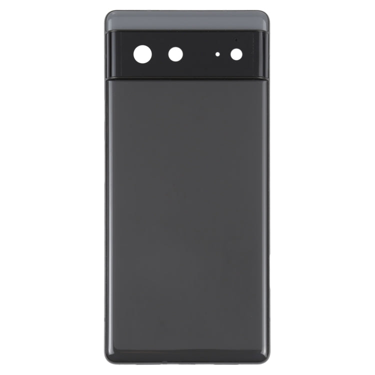 For Google Pixel 6 Battery Back Cover with Middle Frame(Black) - free shipping - PMC TechLife - Order now!
