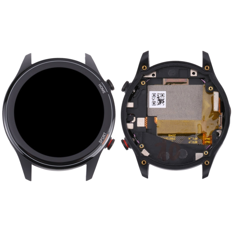 Original LCD Screen For Xiaomi Mi Watch / Watch Color Sport / Watch Revolve Active Digitizer Full Assembly with Frame (Black) - free shipping - PMC TechLife - Order now!