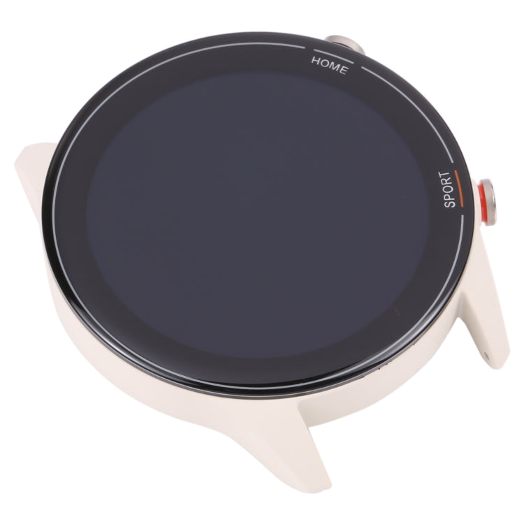Original LCD Screen For Xiaomi Mi Watch / Watch Color Sport / Watch Revolve Active Digitizer Full Assembly with Frame (White) - free shipping - PMC TechLife - Order now!