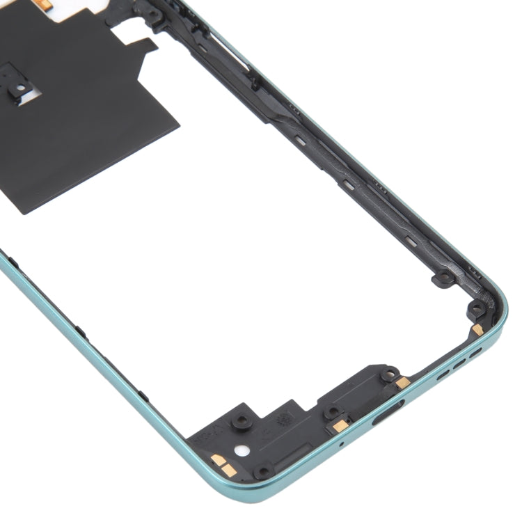 For Xiaomi Redmi Note 12 Middle Frame Bezel Plate (Black) - Frame Bezel Plate by PMC TechLife | Online Shopping South Africa | PMC TechLife