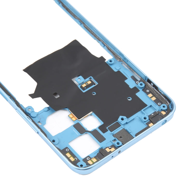For Xiaomi Redmi Note 12 Middle Frame Bezel Plate (Blue) - Frame Bezel Plate by PMC TechLife | Online Shopping South Africa | PMC TechLife