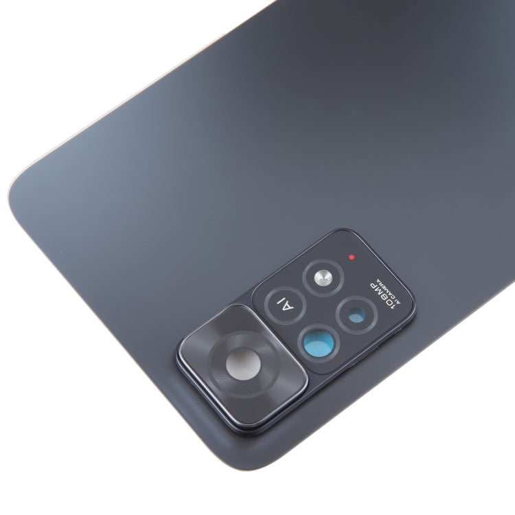 For Xiaomi Redmi Note 11 Pro+ 5G India Original Battery Back Cover with Camera Lens Cover(Black) - Back Cover by PMC TechLife | Online Shopping South Africa | PMC TechLife
