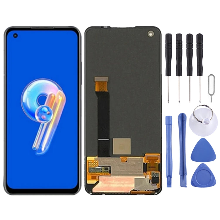 Super AMOLED LCD Screen For Asus Zenfone 9 AI2202-1A006EU AI2202 With Digitizer Full Assembly(Black) - free shipping - PMC TechLife - Order now!