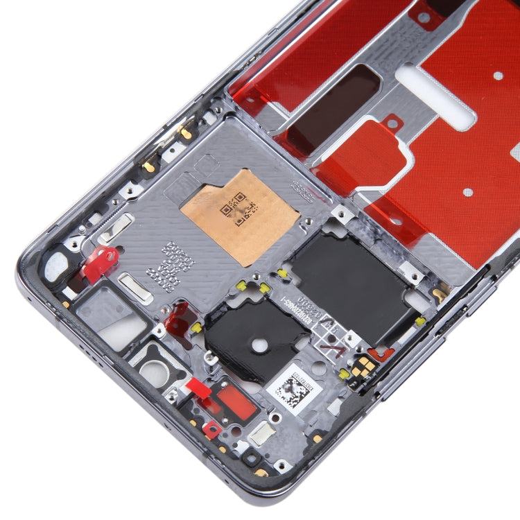 For Huawei P50 Pro Original Front Housing LCD Frame Bezel Plate(Black) - free shipping - PMC TechLife - Order now!