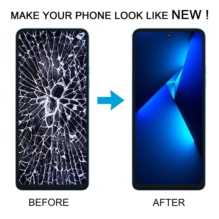 For Tecno Pova 5 OEM LCD Screen with Digitizer Full Assembly - free shipping - PMC TechLife - Order now!