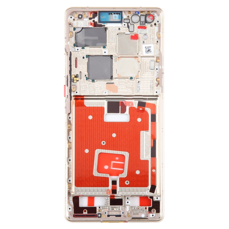 For Huawei Mate 40 Pro Original Front Housing LCD Frame Bezel Plate(Gold) - free shipping - PMC TechLife - Order now!