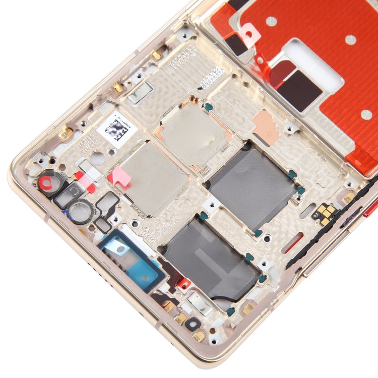 For Huawei Mate 40 Pro Original Front Housing LCD Frame Bezel Plate(Gold) - free shipping - PMC TechLife - Order now!