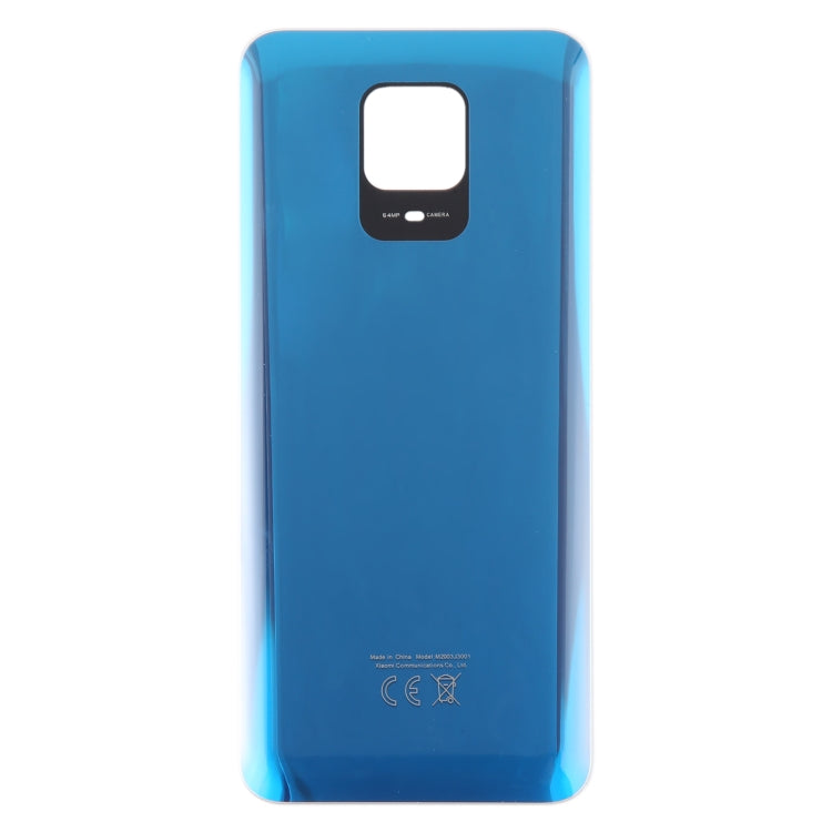 For Xiaomi Redmi Note 9 Pro Max OEM Glass Battery Back Cover(Blue) - Back Cover by PMC TechLife | Online Shopping South Africa | PMC TechLife
