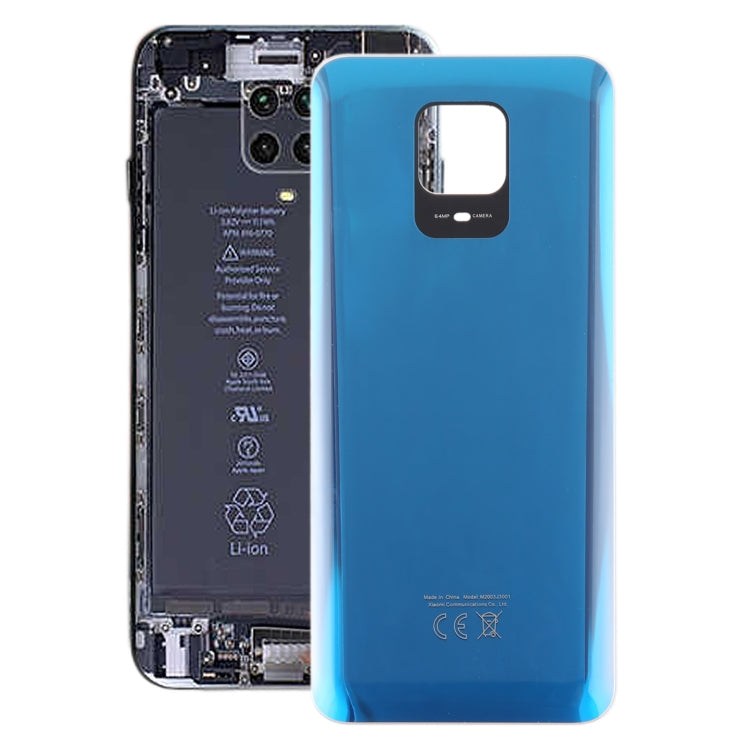 For Xiaomi Redmi Note 9 Pro India OEM Glass Battery Back Cover(Blue) - Back Cover by PMC TechLife | Online Shopping South Africa | PMC TechLife