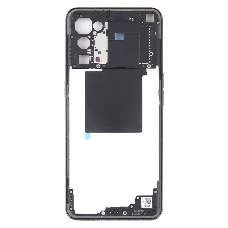 For OPPO Find X3 Lite Original Middle Frame Bezel Plate (Black) - Frame Bezel Plate by PMC TechLife | Online Shopping South Africa | PMC TechLife