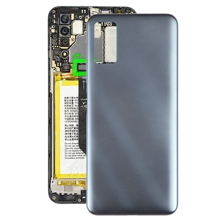 For ZTE Blade A71 A7030 Battery Back Cover(Black) - For ZTE by PMC TechLife | Online Shopping South Africa | PMC TechLife