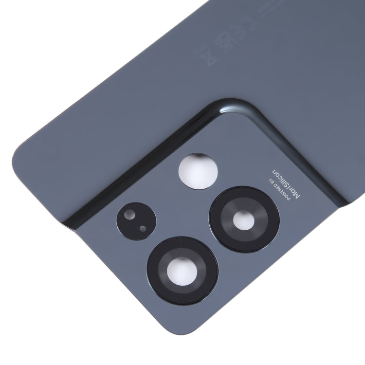 For OPPO Reno8 Pro 5G Original Battery Back Cover with Camera Lens Cover(Black) - Back Cover by PMC TechLife | Online Shopping South Africa | PMC TechLife | Buy Now Pay Later Mobicred